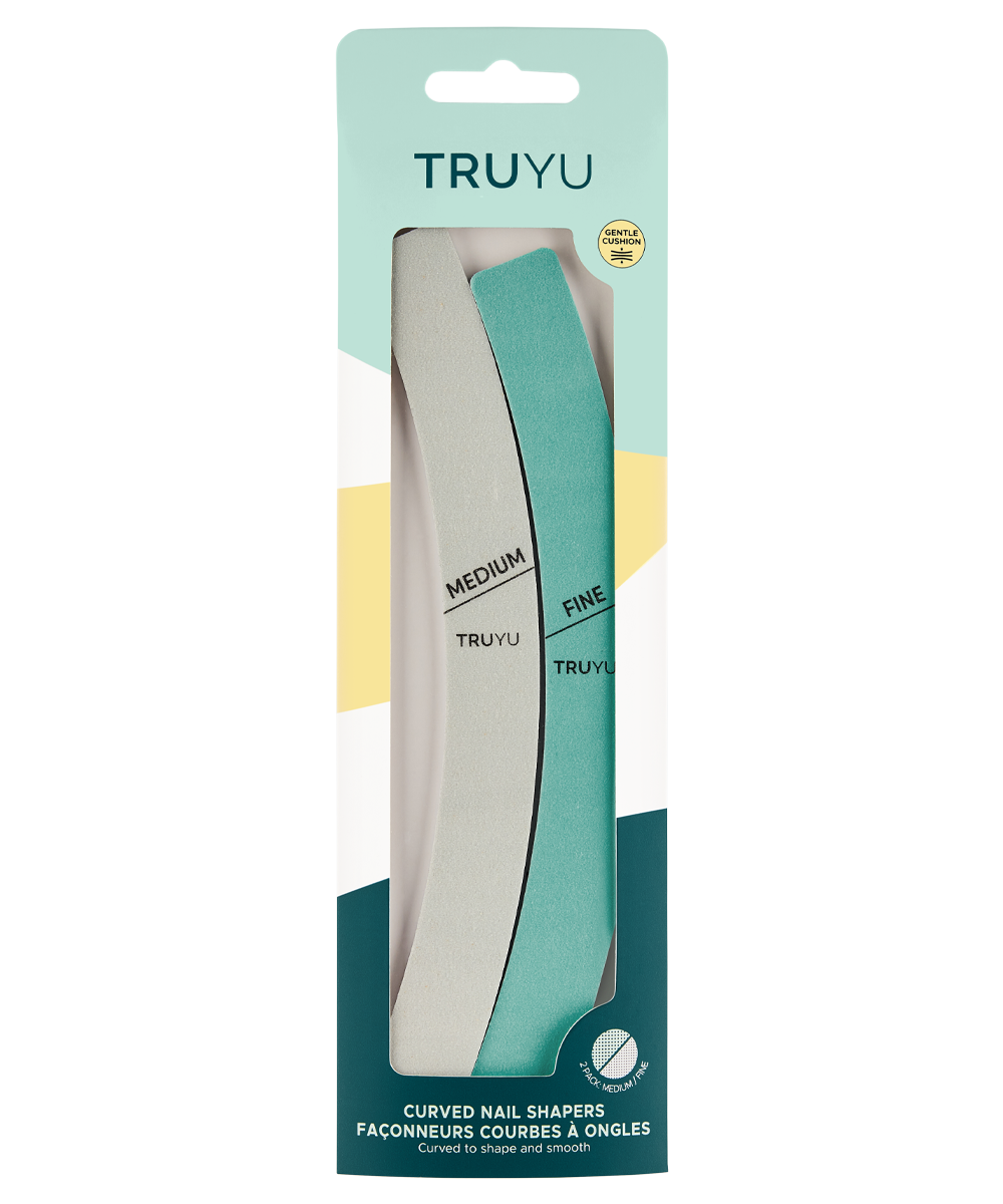 TRUYU Curved Nail Shapers in Pack