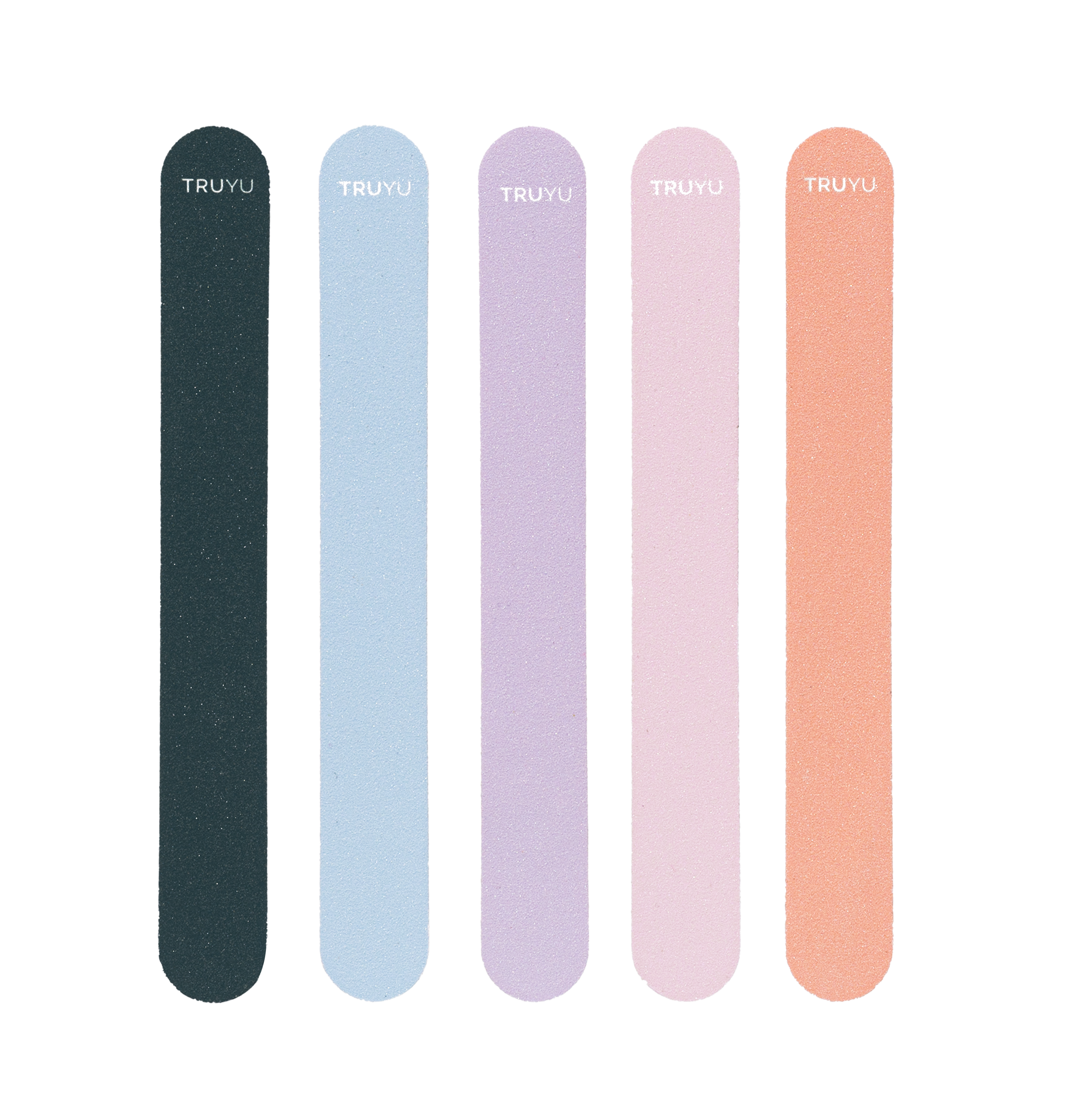 TRUYU Emery Files 5 pack multi colours.