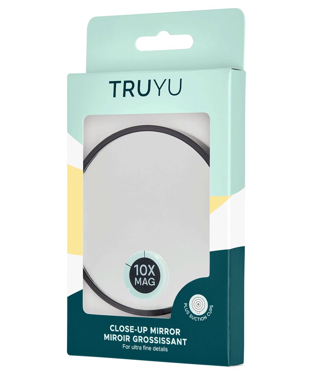 TRUYU Close Up Mirror In Packaging at an Angle