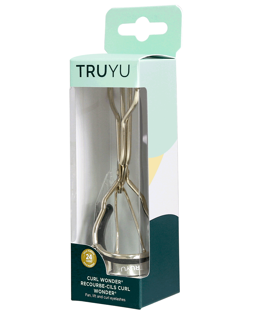 TRUYU Curl Wonder Eyelash Curler. In Packaging