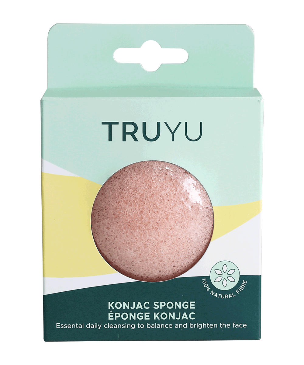 TRUYU Konjac Sponge in packaging