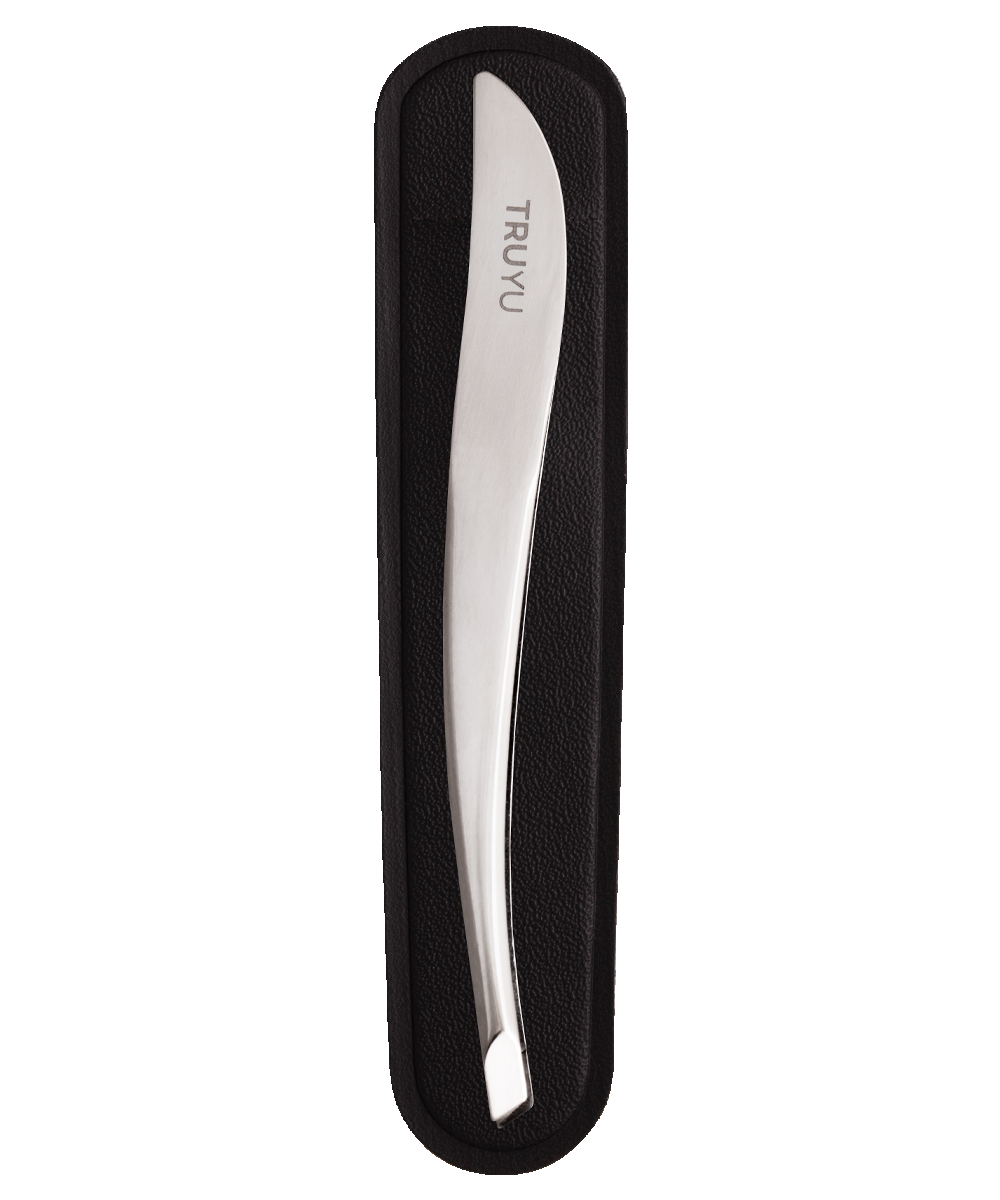 Slant Tip Tweezers & Pouch