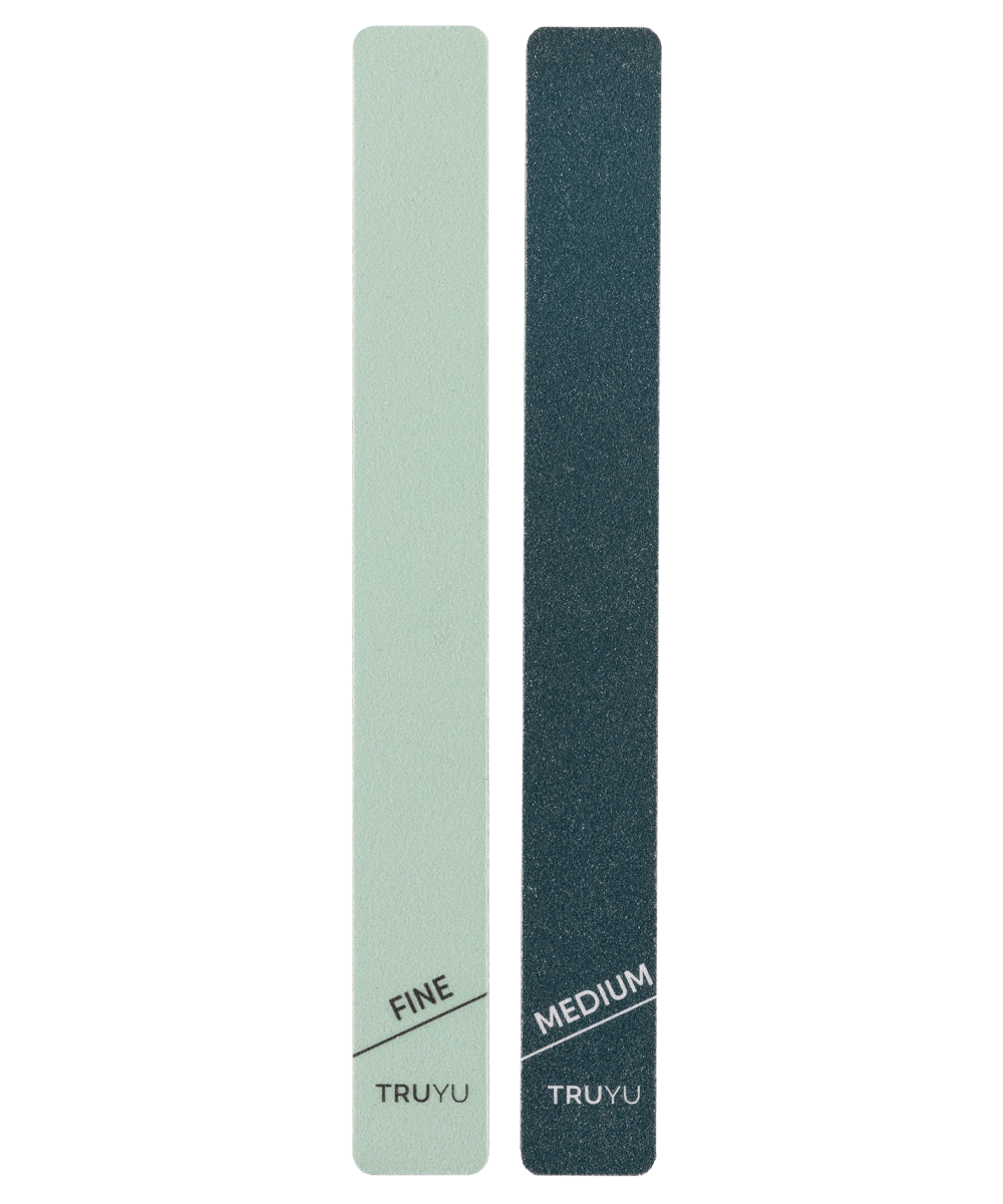 TRUYU Nail Shapers. 2 Pack. Blue and Light Blue. Medium and Fine.