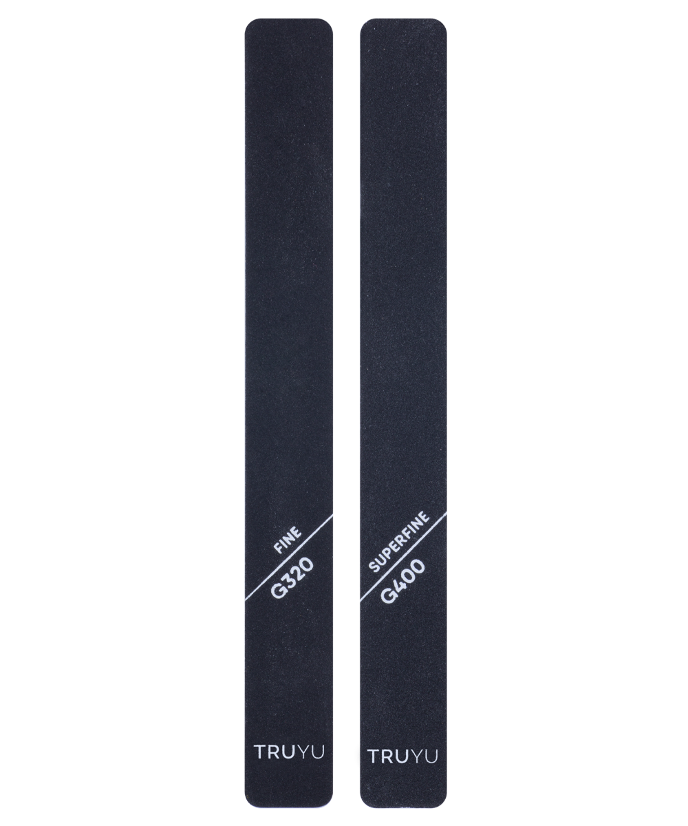 TRUYU Pro Nail Files (Fine Grit) 2 pack.
